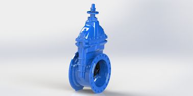 高流量容量を持つANSIフラングドウォーターゲートバルブ