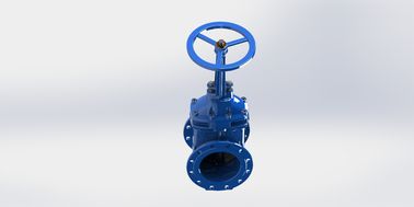 高流量容量を持つANSIフラングドウォーターゲートバルブ