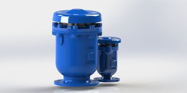 柔らかい鉄の三重機能 PN10/16/25 廃棄水のための組み合わせ空気バルブ