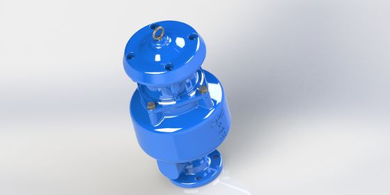 流水処理および水供給システム用 PN10-PN40 圧力定数付き,柔らかい鉄製の流水流空気放出バルブ DN50-DN200