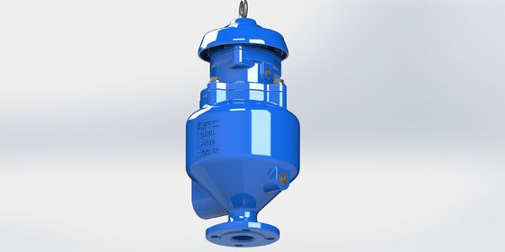 流水処理および水供給システム用 PN10-PN40 圧力定数付き,柔らかい鉄製の流水流空気放出バルブ DN50-DN200