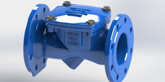 管道システム用のEPDMシールとPN10圧力評価付きのISO認定スイングフレックスチェックバルブ