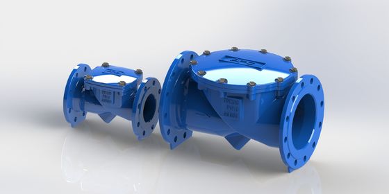 ISO認証のスイングフレックスチェックバルブ,EPDMシール材料 0~80°C温度範囲
