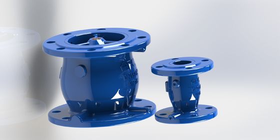 柔らかい密封型非スラムチェックバルブ,PN25圧力と工業用柔らかい鉄構造