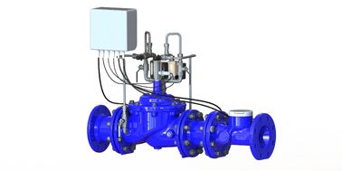 Blue RAL 5005 NSF61 SS304 内部部品と EPDM カーソリーシートを持つ水制御バルブ