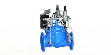 Blue RAL 5005 NSF61 SS304 内部部品と EPDM カーソリーシートを持つ水制御バルブ