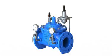EN1092-2 エポキシコーティング GGG50 SS304 シートとナイロン強化付きの減圧バルブ