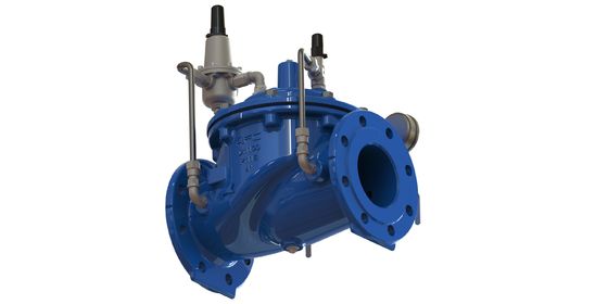 A200 エポキシーコーティング,フレンズ接続,水道システム用ナイロン強化弁の水圧降圧バルブ