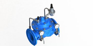 EN1092-2 エポキシコーティング GGG50 SS304 シートとナイロン強化付きの減圧バルブ