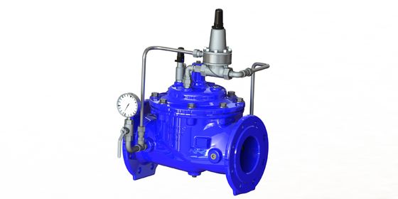 PN25最大圧力ダクタイル鋳鉄圧力維持弁、動作温度0-80℃