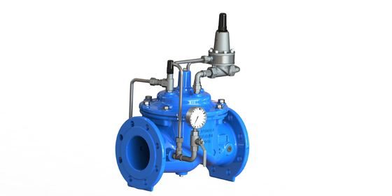 工業用水用途向け 2-40インチフランジ接続 ダクタイル鋳鉄製圧力維持弁