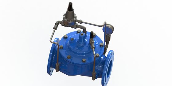PN25 2-40 インチパイプラインのためのフレンズ接続と柔らかい鉄材料の最大圧力維持バルブ