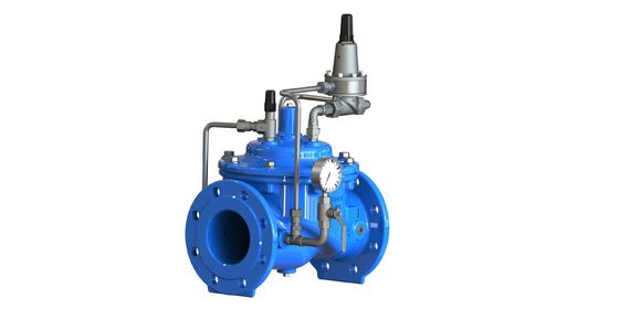 PN25 2-40 インチパイプラインのためのフレンズ接続と柔らかい鉄材料の最大圧力維持バルブ