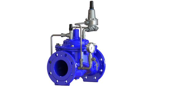 工業用水用途向け 2-40インチフランジ接続 ダクタイル鋳鉄製圧力維持弁