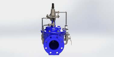 手動操作 SS304 パイロット水流量制御バルブ EPDM 密封材料