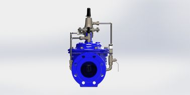 ステンレス・スティール・パイロット・フロー・コントロール・バルブ EPDMシール 手動アクチュエーション 0~80°F 温度範囲 PN10/16/25