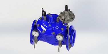 マニュアルブルーRAL5005 流量制御バルブ 柔軟性のある鉄管のためのステンレス鋼 A400モデル