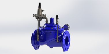 青いRAL5005 EPDM 密封式A400 流量制御バラン SS304 パイロット