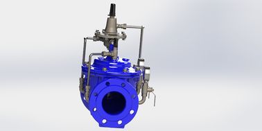 ステンレス鋼流量制御バルブ EPDMシール PN10 柔らかい鉄制御パイプで動作