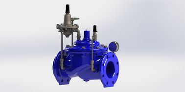 マニュアルブルーRAL5005 流量制御バルブ 柔軟性のある鉄管のためのステンレス鋼 A400モデル