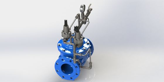 耐久性のあるRAL5005仕上げとナイロン強化弁を持つ電圧上昇防止バルブ EN1074-5規格に準拠する