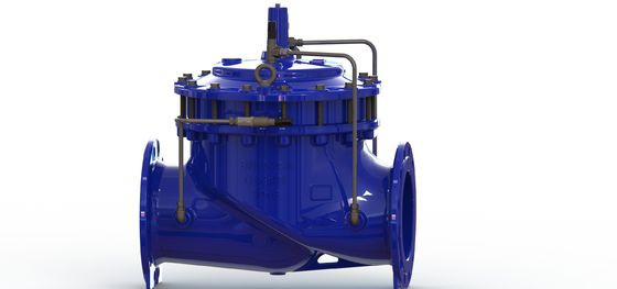EPDMゴム製水制御弁、SS304内部部品およびNSF61認証付き（清流水流量調整用）
