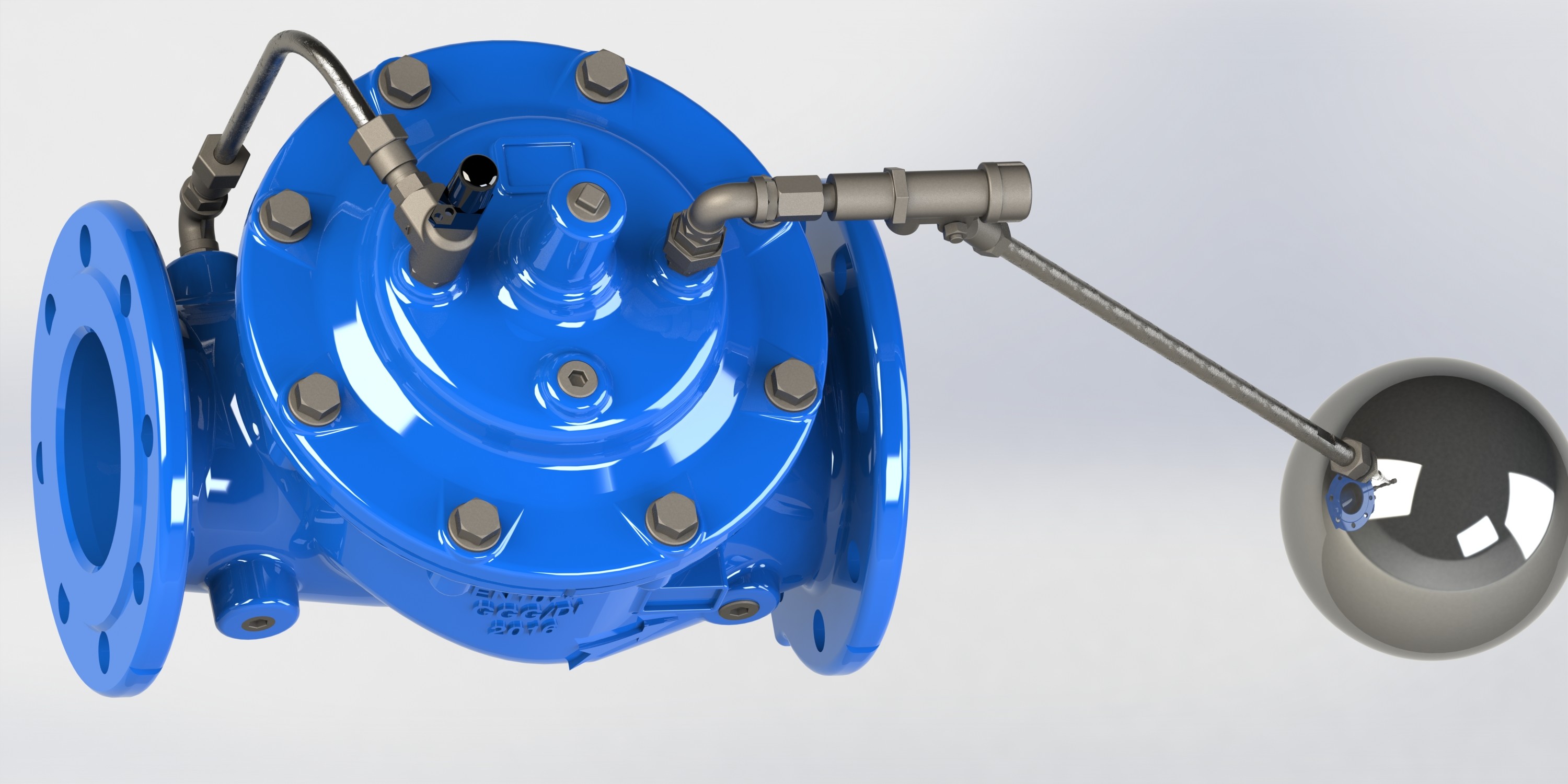 GGG50 Float Control Valve with EN1074-5 Flange Ends and A100/R100 Model ...