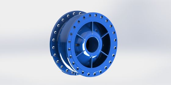 フランジエンド接続ゴムコーティングディスク PN10 圧力システム用に設計されたノンスラムチェックバルブ