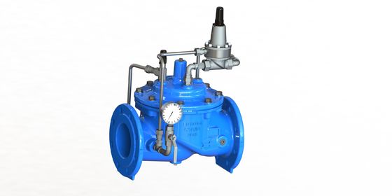 ダクタイル鋳鉄製 PN25 最大圧力維持弁 (0-80℃ 用)